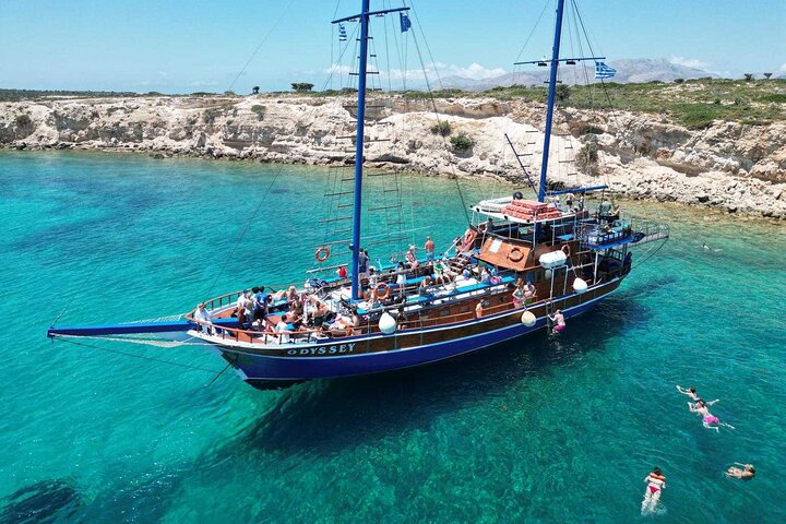 Full Day 3-Island Boat Cruise from Port of Kos