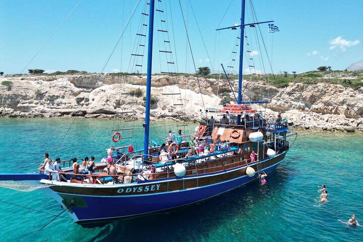 Full Day 3-Island Boat Cruise from Port of Kos
