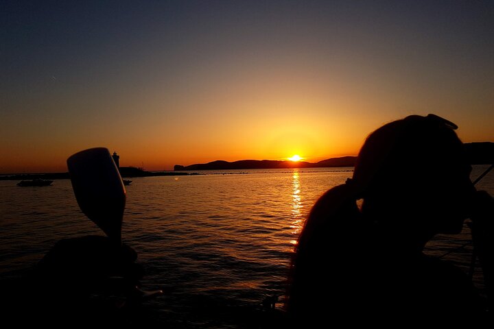 Sunset and Aperitif on a Sailing Boat in Alghero