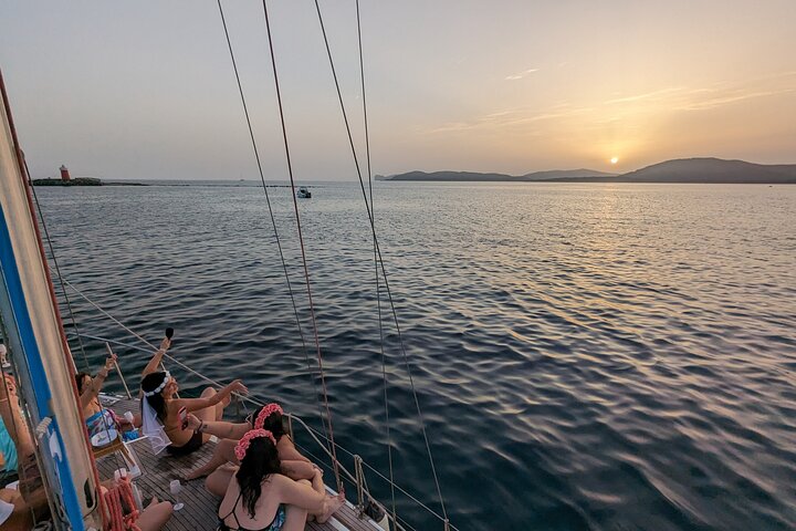 Sunset and Aperitif on a Sailing Boat in Alghero