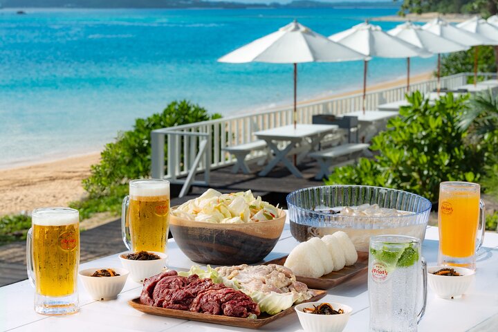 4 Kinds of Marine Sports and BBQ on a Remote Island in Okinawa