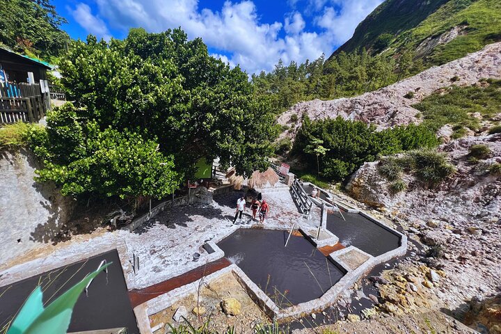 Private St Lucia Drive-In Volcano, Mud Baths & Waterfall