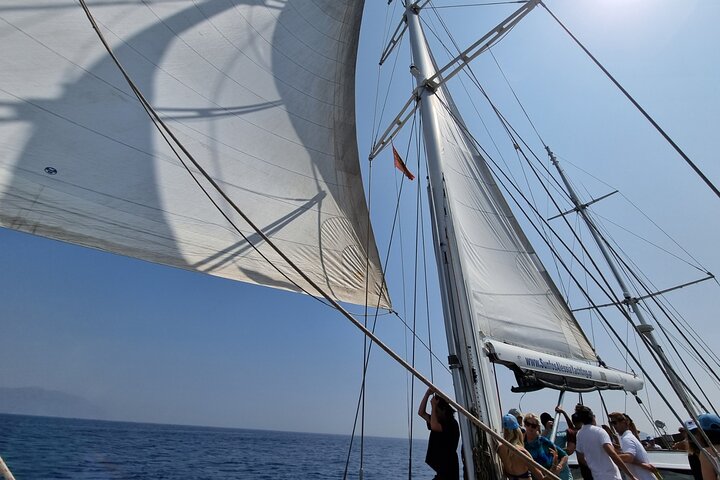 Mykonos Sail Cruise to Rhenia, Guided Tour of Delos, Lunch&Drinks