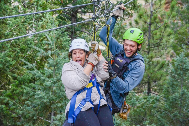 Browns Canyon Half-Day Rafting plus Mountaintop Zipline from Buena Vista
