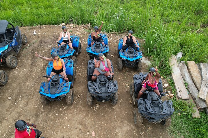 ATV Jungle Ride, Zipline and Ricks Cafe from Montego Bay
