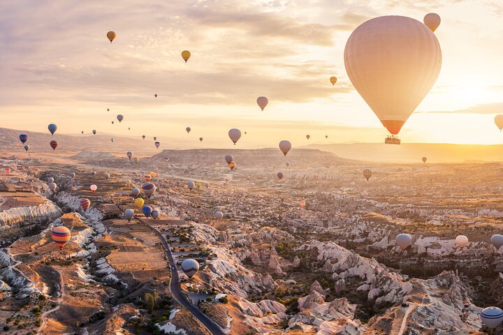 Hot Air Balloon Ride at Sunrise in Goreme, Cappadocia
