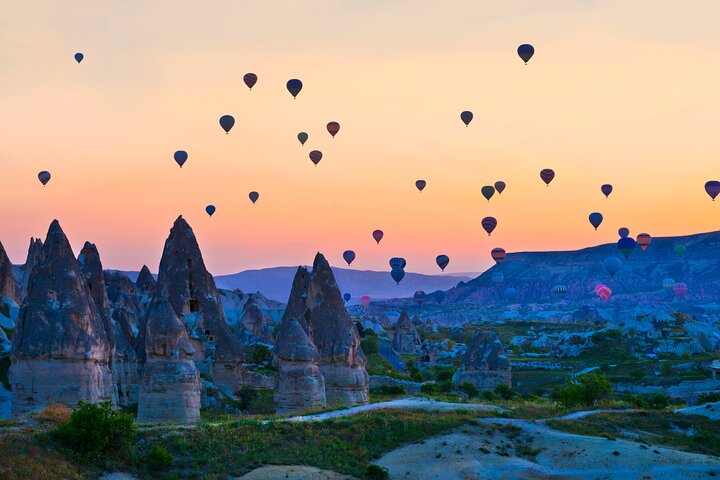 Hot Air Balloon Ride at Sunrise in Goreme, Cappadocia