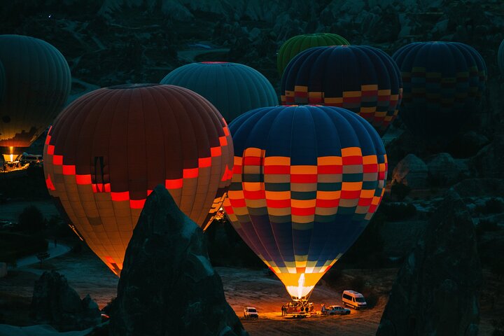 Hot Air Balloon Ride at Sunrise in Goreme, Cappadocia