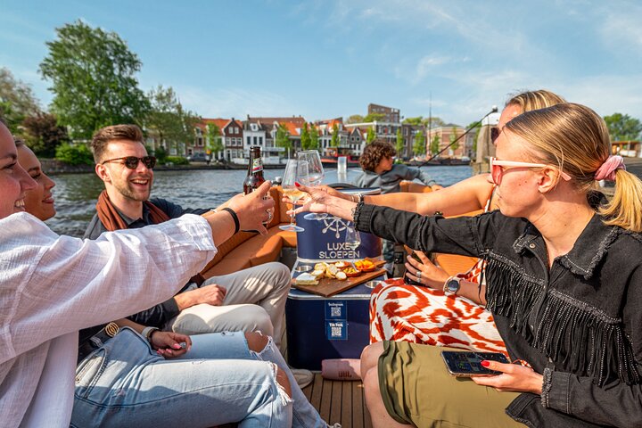 Private Electric Boat Rental in Haarlem (No License Required)
