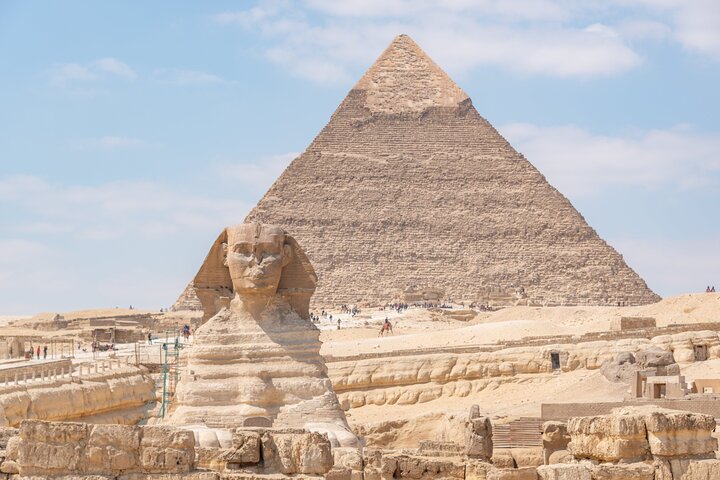 From El-Sokhna Port: Giza Pyramids and Museum, Private Day Tour.