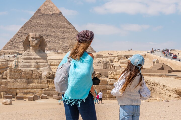 From Port Said: Giza Pyramids and Museum, Private Day Tour.
