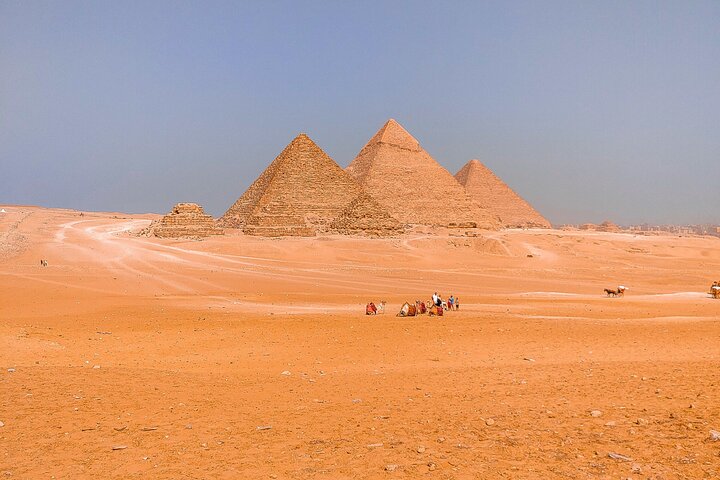 From Port Said: Giza Pyramids and Museum, Private Day Tour.