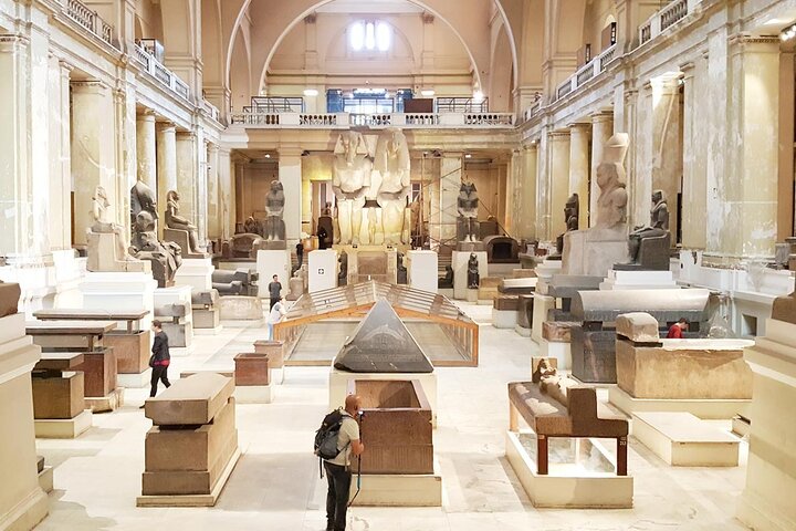 From Port Said: Giza Pyramids and Museum, Private Day Tour.