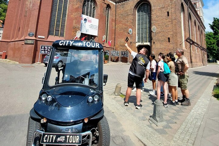 GDANSK City Tour by Golf Cart Live Guide & City Sightseeing 90min