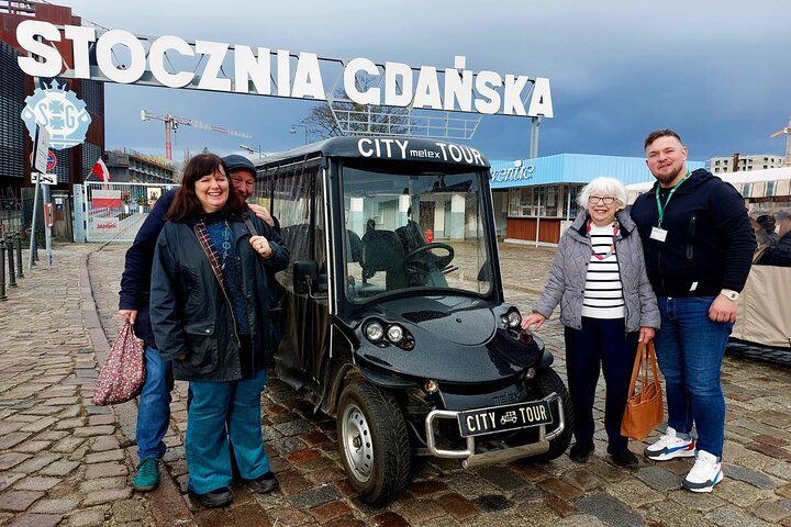 GDANSK City Tour by Golf Cart Live Guide & City Sightseeing 90min