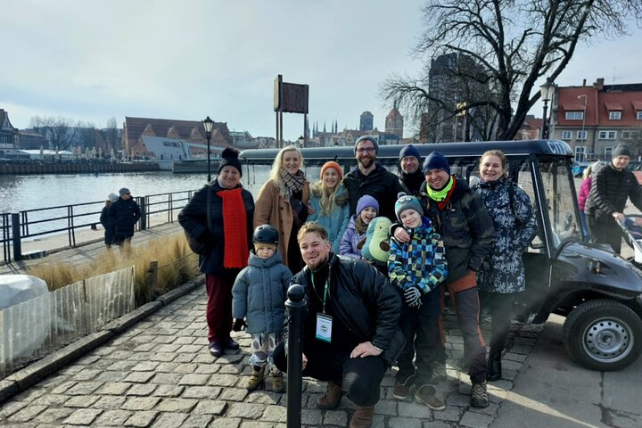 GDANSK City Tour by Golf Cart Live Guide & City Sightseeing 90min