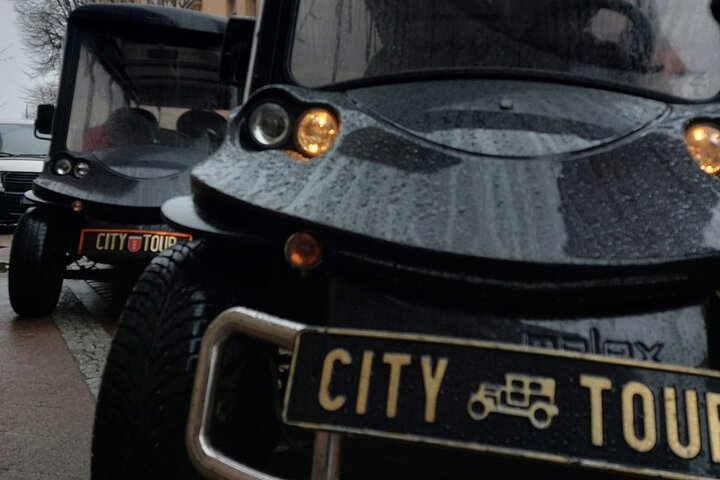GDANSK City Tour by Golf Cart Live Guide & City Sightseeing 90min