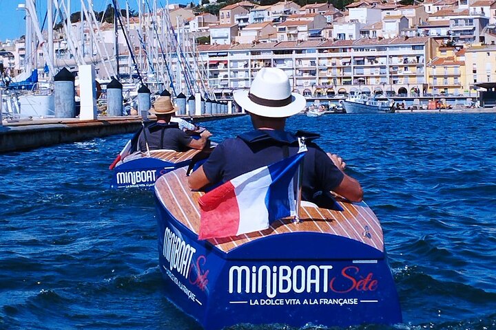 SÈTE EXPERIENCE guided miniboat tour on the Royal Canal