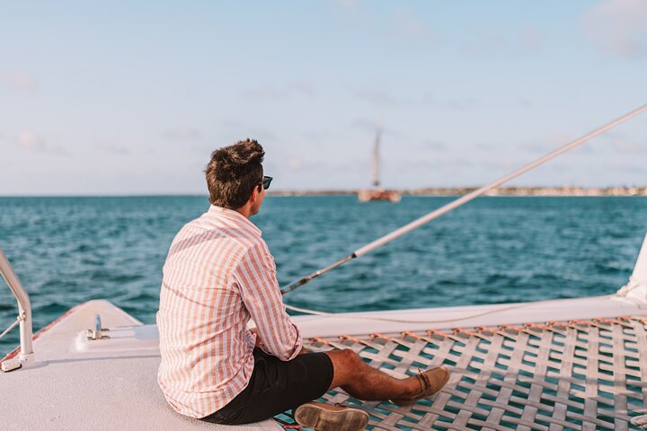Aruba Sunset Catamaran Sail with Appetizers and Open Bar