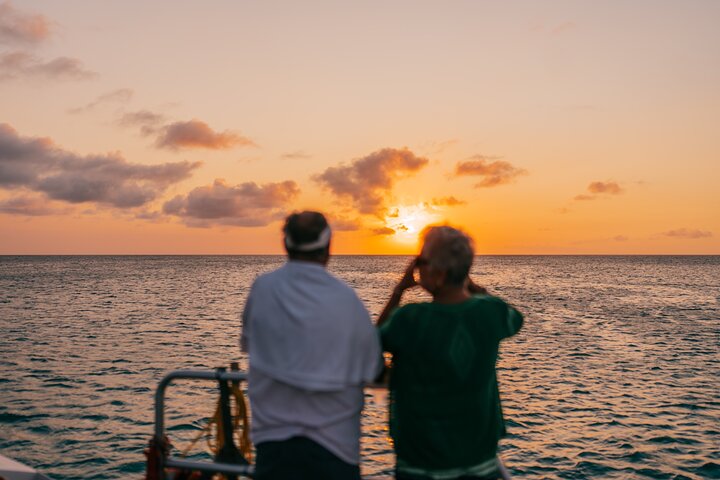 Aruba Sunset Catamaran Sail with Appetizers and Open Bar