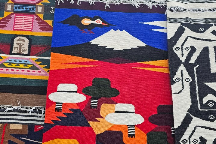 Otavalo Market, Art and Music with Middle of the World (Sundial)