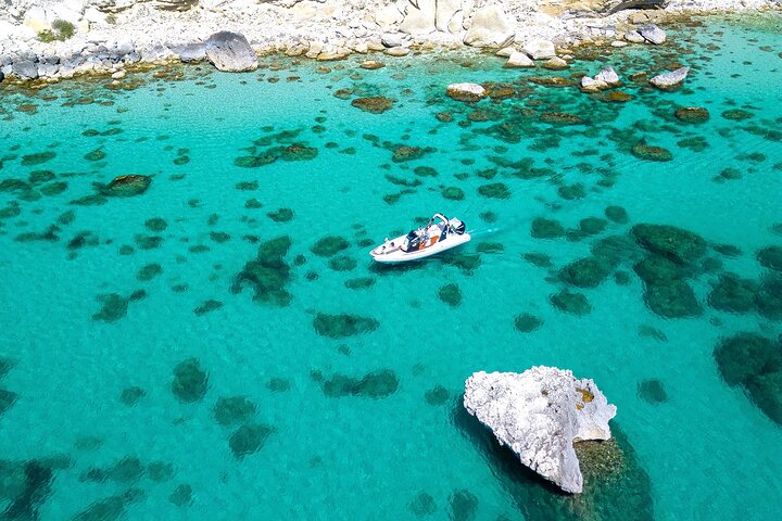 Cagliari Boat Tour with Sardatrips; Swim, Snorkeling, Sip & Snack