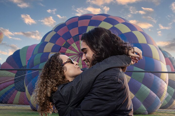 Balloon flight + pick up in CDMX + Breakfast in Cave + Pyramids