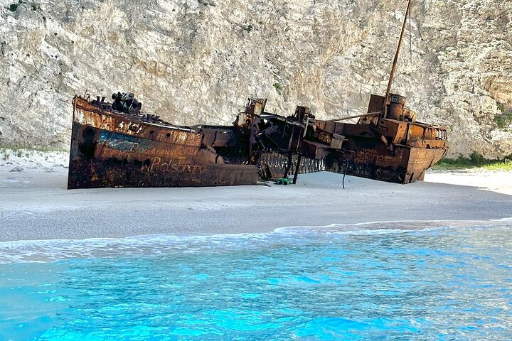 Zakynthos Private Cruise to Navagio and Blue Caves