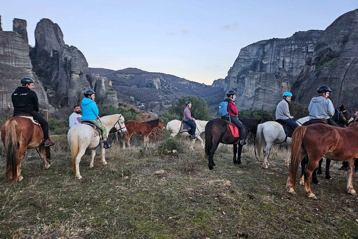 Mystical Sunset Horseback Ride in Meteora: 1-Hour Adventure