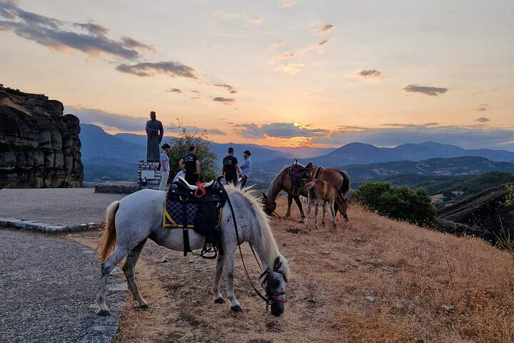 Mystical Sunset Horseback Ride in Meteora: 1-Hour Adventure