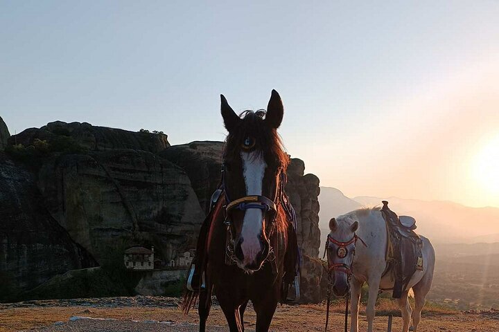 Mystical Sunset Horseback Ride in Meteora: 1-Hour Adventure