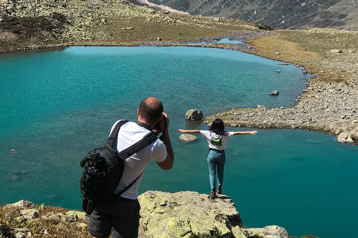 Kaçkar Mountains Glacier Lakes Huser Sunset Hiking or Trekking
