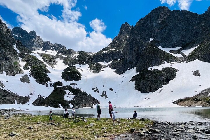 Kaçkar Mountains Glacier Lakes Huser Sunset Hiking or Trekking