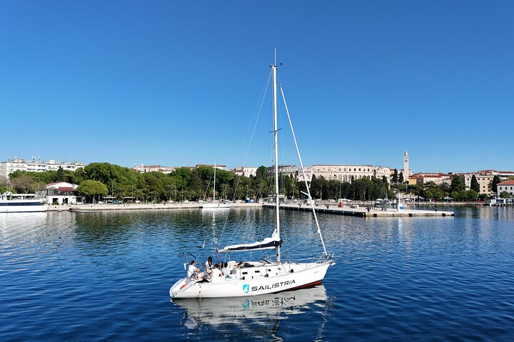 Pula: Half-Day Sailing with Drinks, SUP & GoPro (Max 7 Guests)