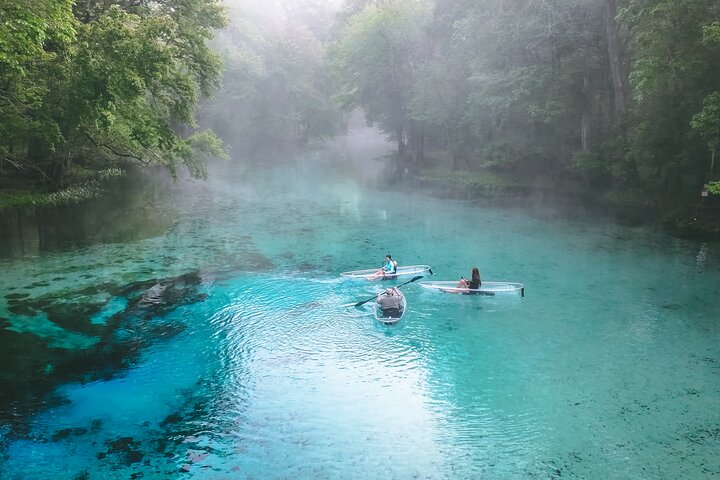 2 Hour Glass Bottom Guided Kayak Eco Tour in Gilchrist Blue