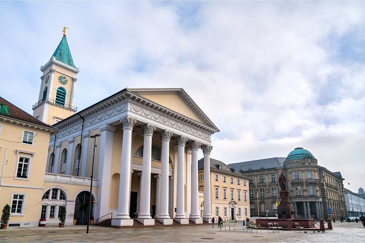 Self-guided scavenger hunt and city game in Karlsruhe