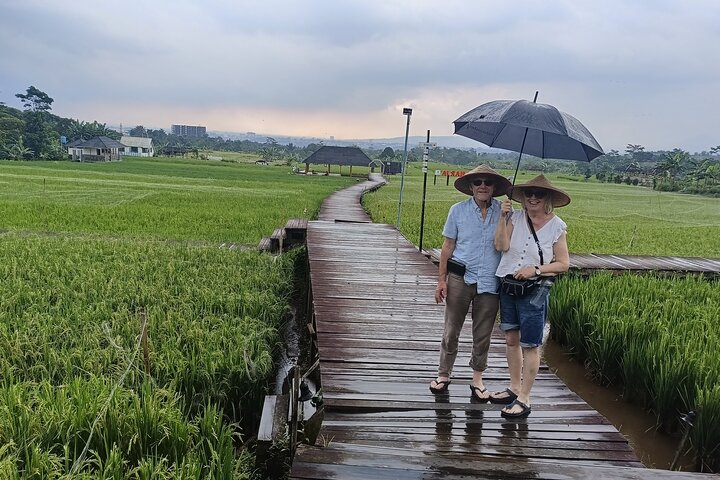 Jakarta Bogor Botanical Garden, Waterfall and Rice terrace, Lunch