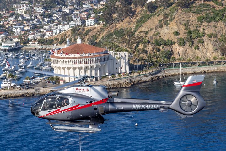 Helicopter Transfer: Long Beach to Catalina Island