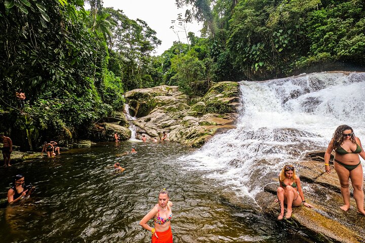 Waterfall Jungle Jeep Adventure and Cachaca Tour from Paraty