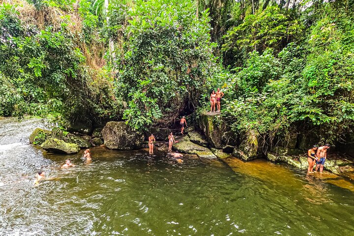 Waterfall Jungle Jeep Adventure and Cachaca Tour from Paraty