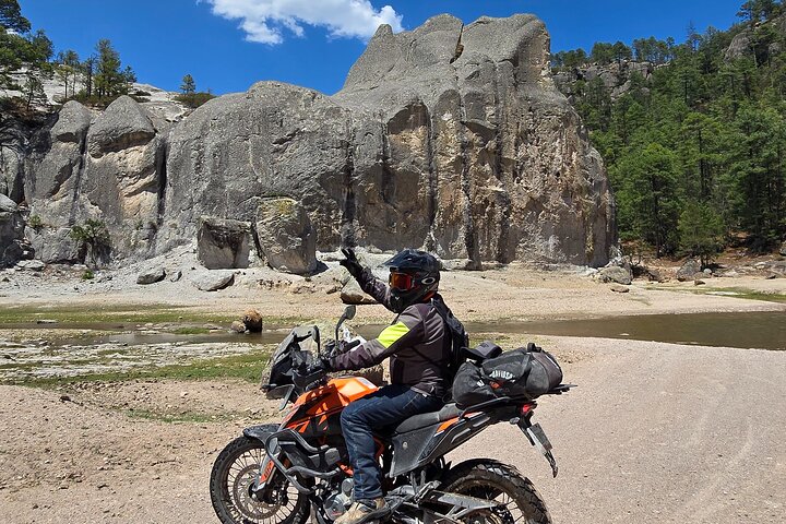 Off-Road Motorcycle Ride through the Copper Canyon