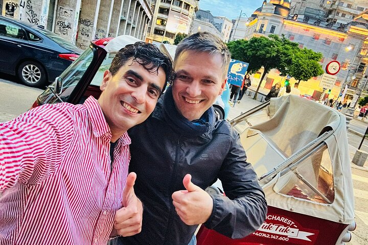 Bucharest Tuk Tuk city tour