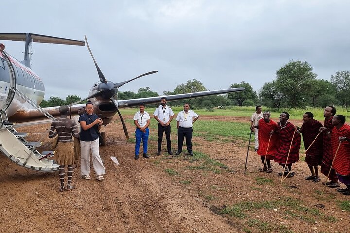 From Zanzibar : Private Full-Day Safari Selous with Flights
