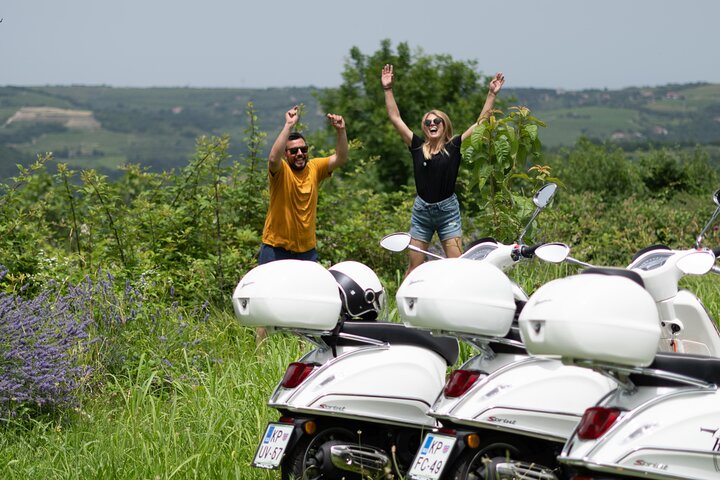 Half Day Vespa Countryside Tour and Tastings in Istria