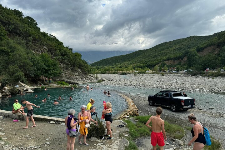 Sarande: Permet 4x4 Tour, Rafting and Thermal baths