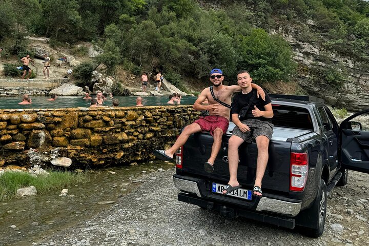 Sarande: Permet 4x4 Tour, Rafting and Thermal baths