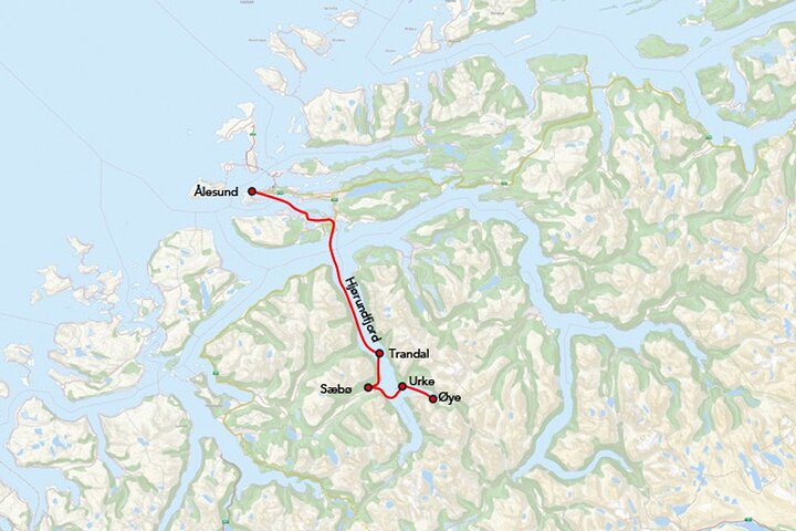 Hjørundfjord Fjord Tour Roundtrip from Ålesund