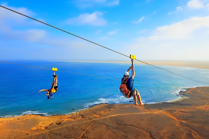 Complete Excursion and Flight on the Zipline Cabo Verde