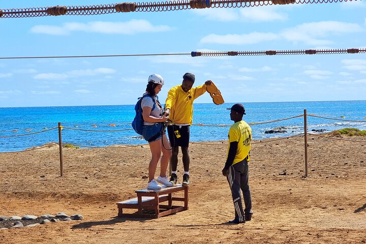 Complete Excursion and Flight on the Zipline Cabo Verde