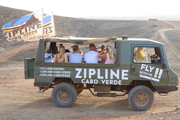 Complete Excursion and Flight on the Zipline Cabo Verde